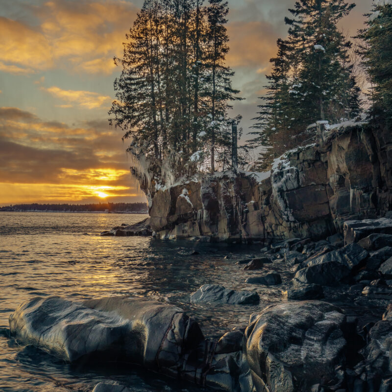 Icy Sunset