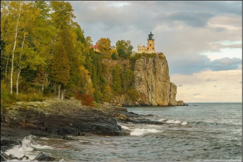Split Rock Lighthouse Fall Shoreline